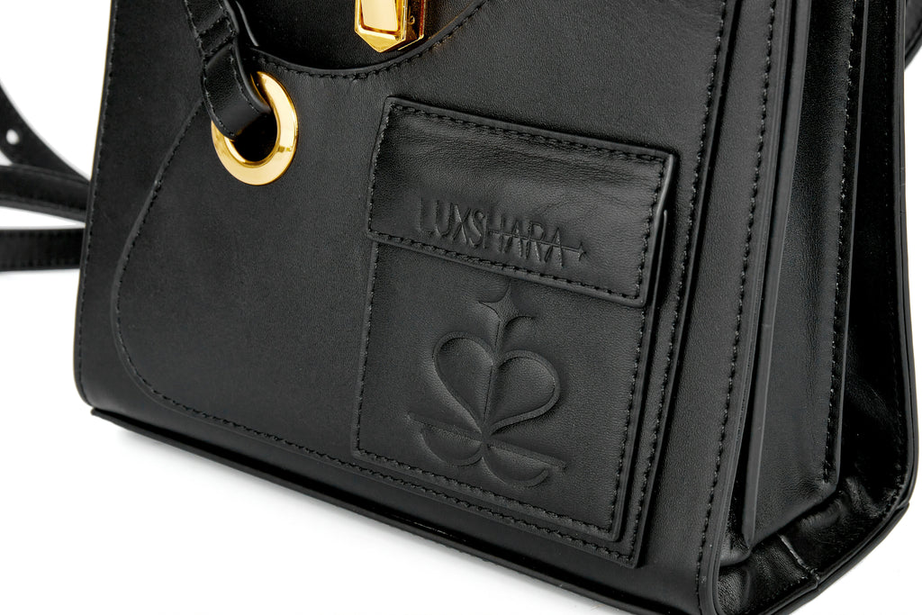 Obsidian Luxshara Mid Tote